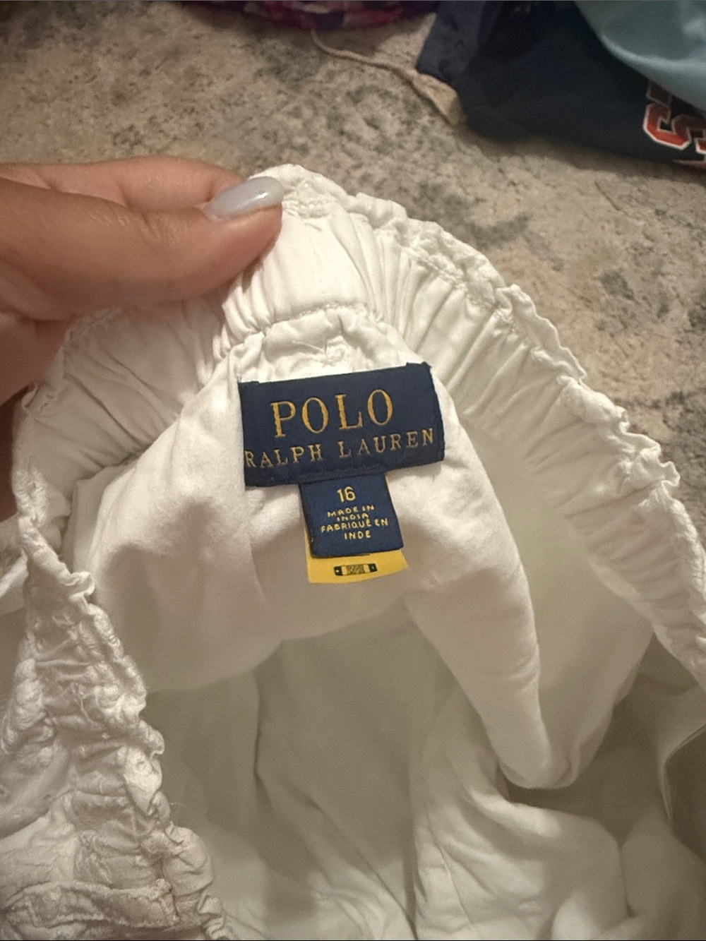 Polo by Ralph Lauren White Kids Bodysuit